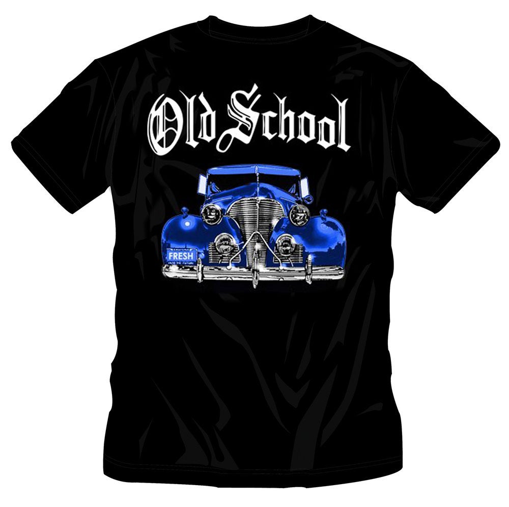 Old School Blue Car