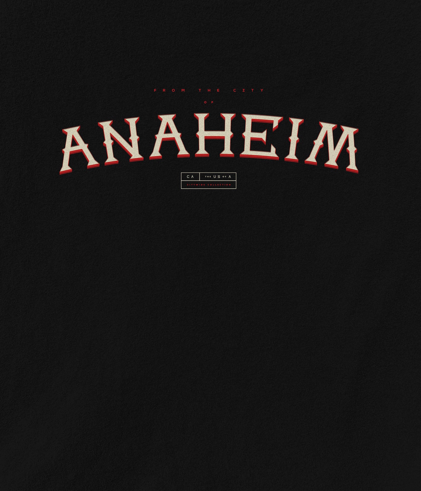 Anaheim Stacked Long Sleeve Tee