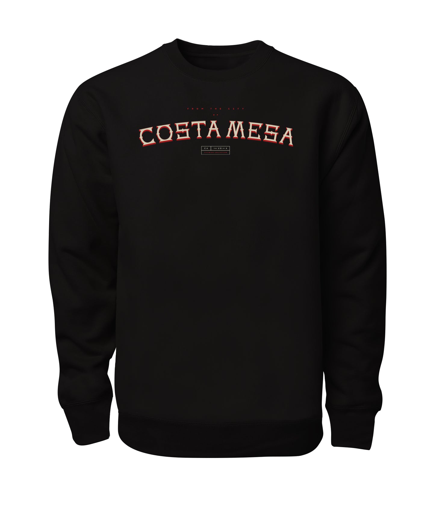 Costa Mesa Stacked Crewneck Sweatshirt