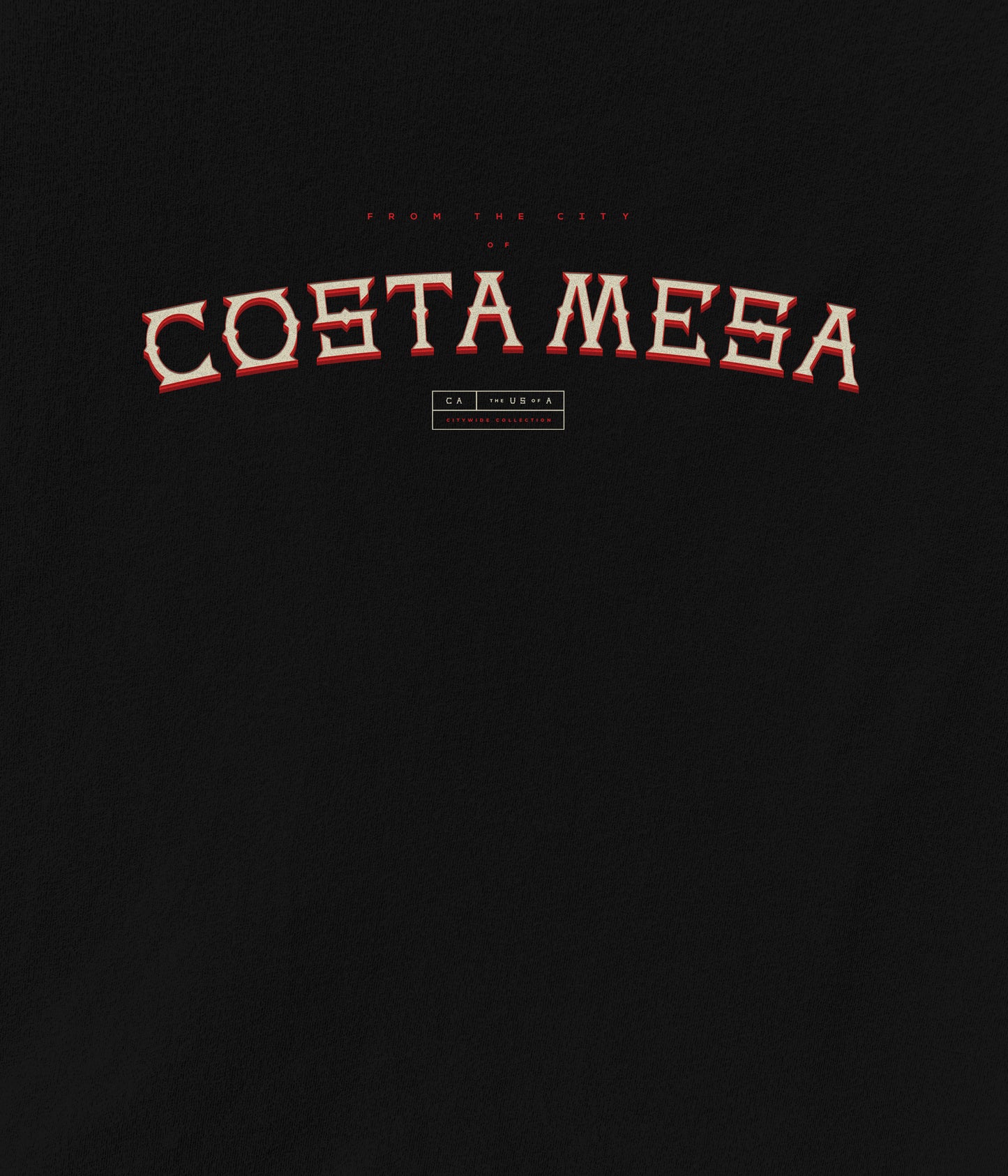Costa Mesa Stacked Crewneck Sweatshirt