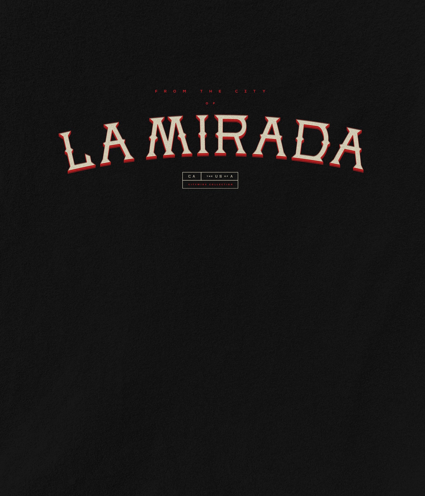 La Mirada Stacked Crewneck Sweatshirt