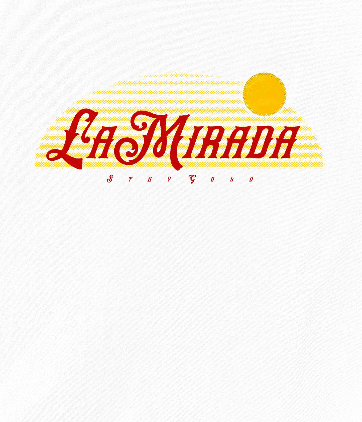 La Mirada Stay Gold Long Sleeve Tee