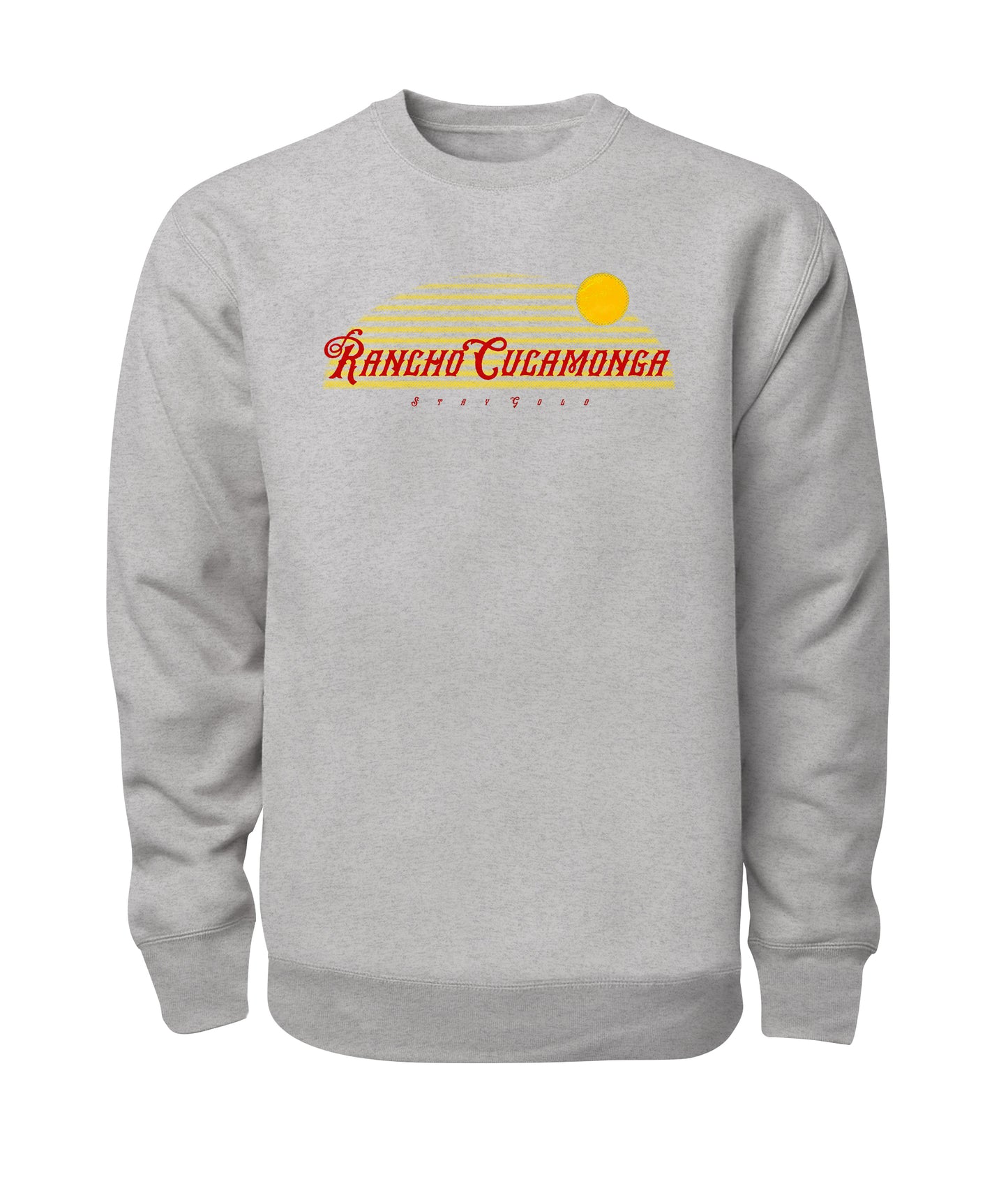 Rancho Cucamonga Stay Gold Crewneck Sweatshirt