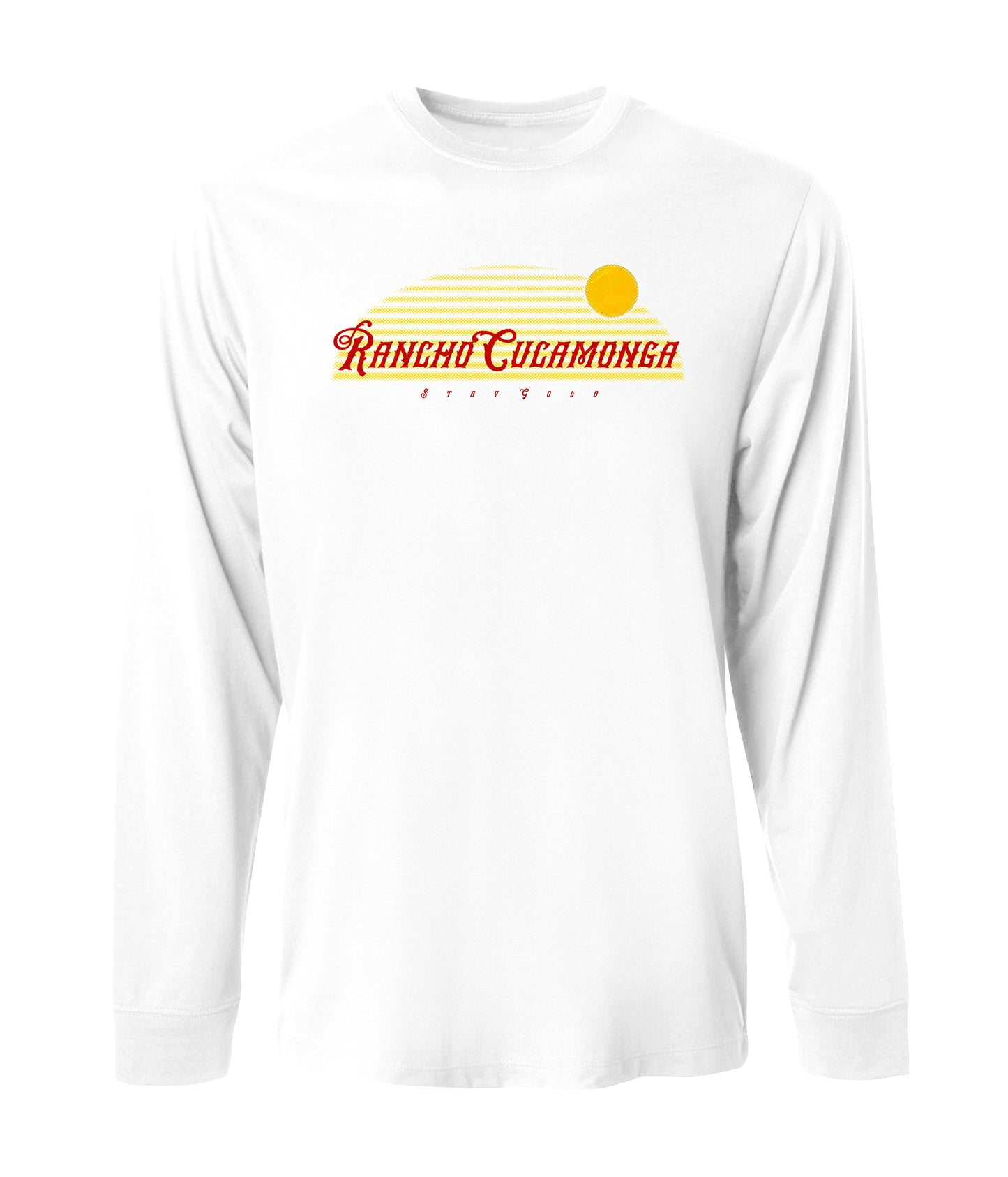 Rancho Cucamonga Stay Gold Long Sleeve Tee