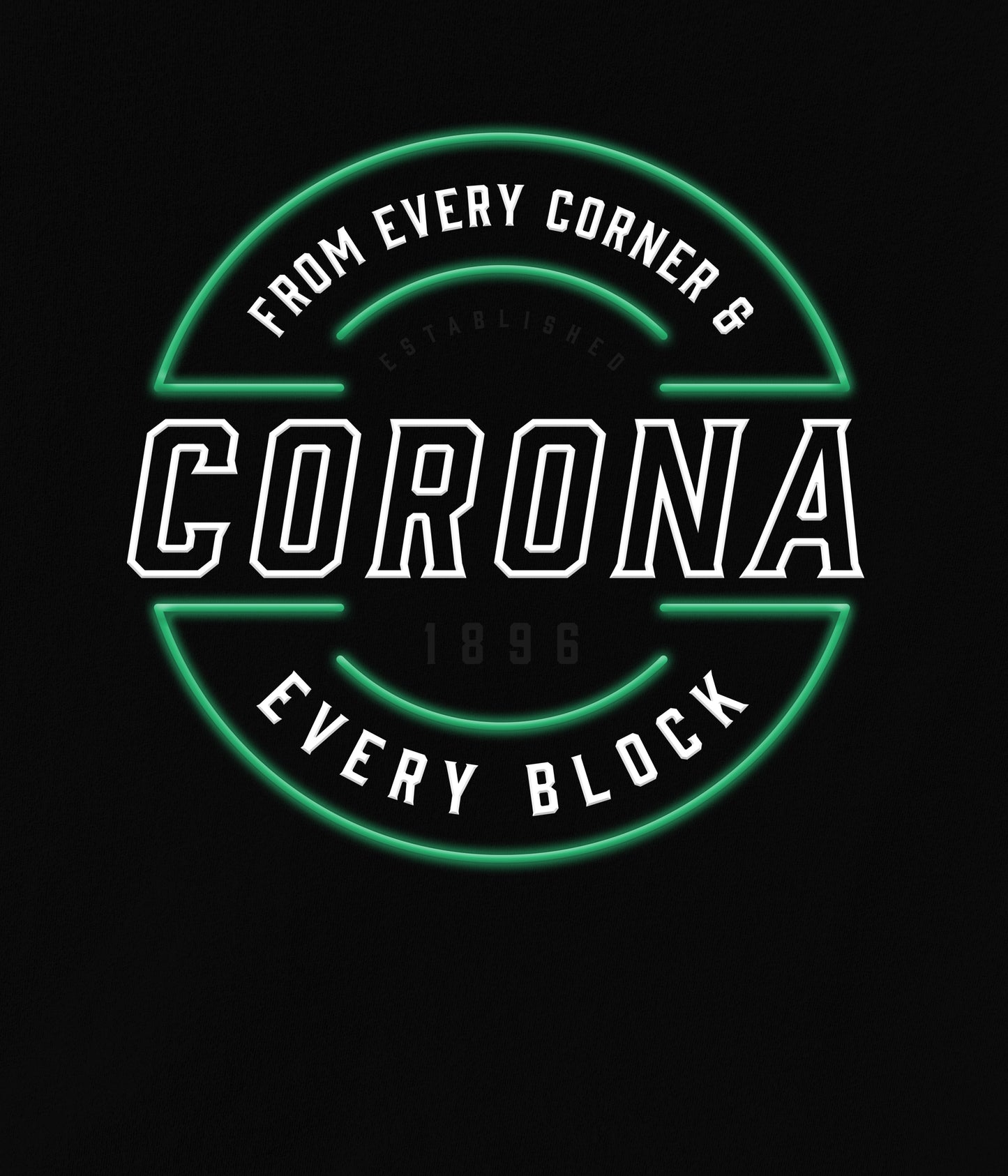 Corona Lit Up Crewneck Sweatshirt
