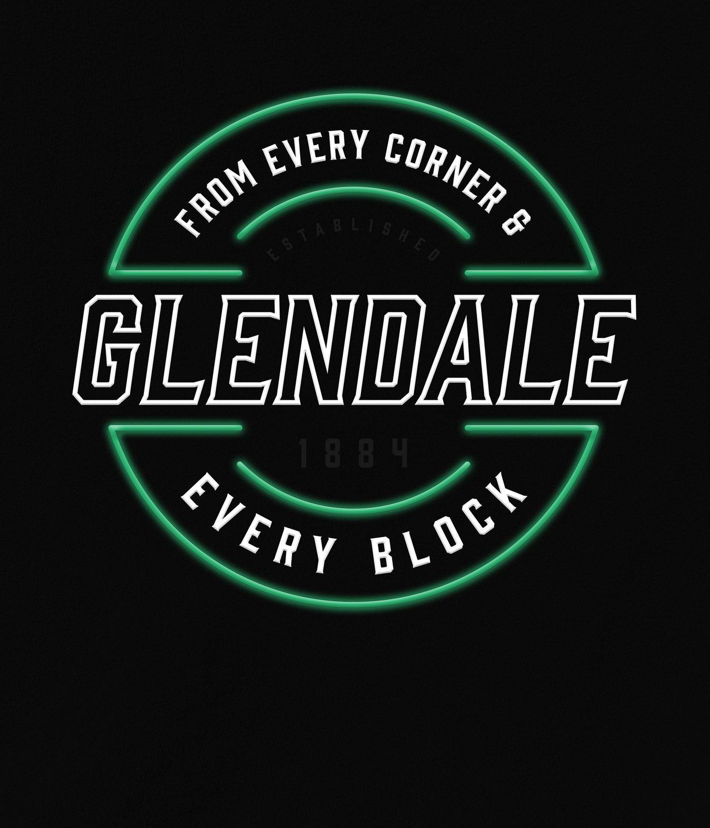 Glendale Lit Up Crewneck Sweatshirt