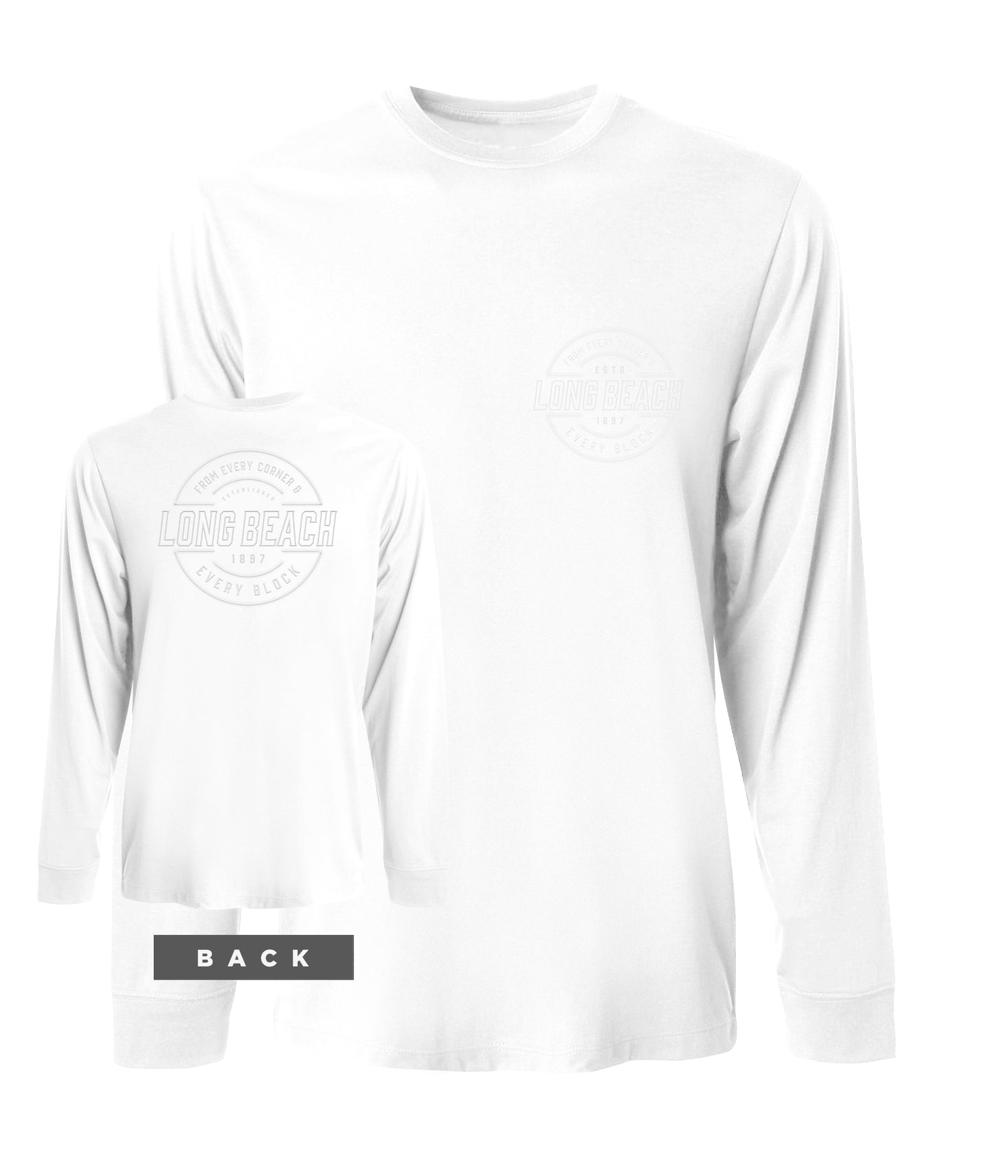 Long Beach Lit Up Long Sleeve Tee