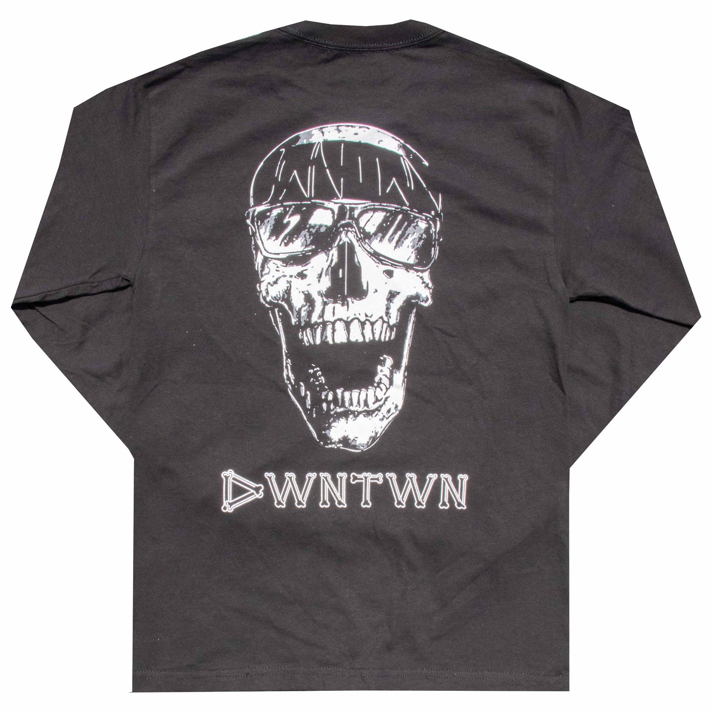 Skull Printed Long Sleeve Tee