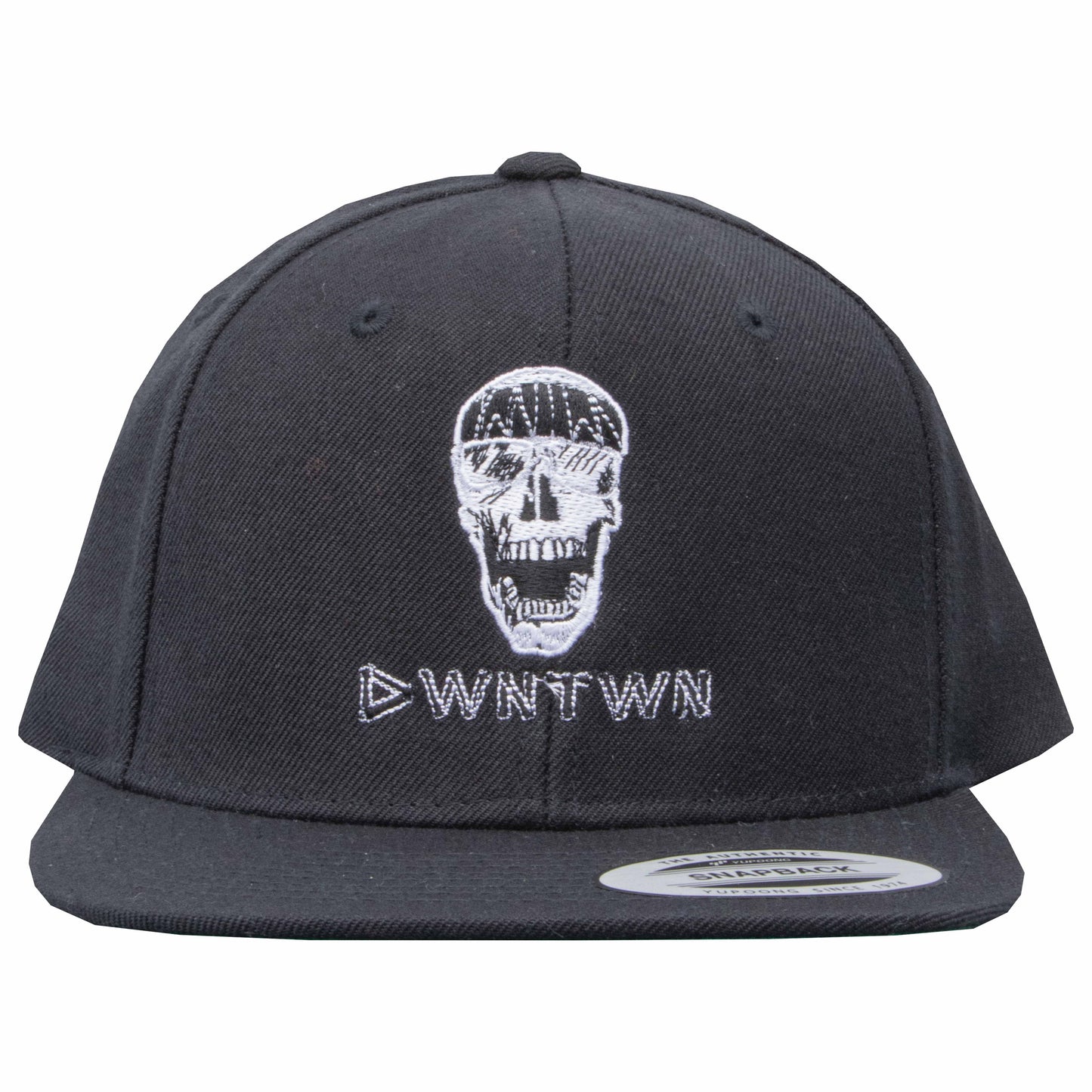 Skull Embroidered Snapback