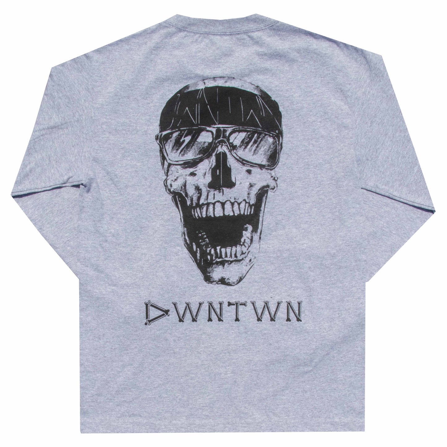 Skull Printed Long Sleeve Tee