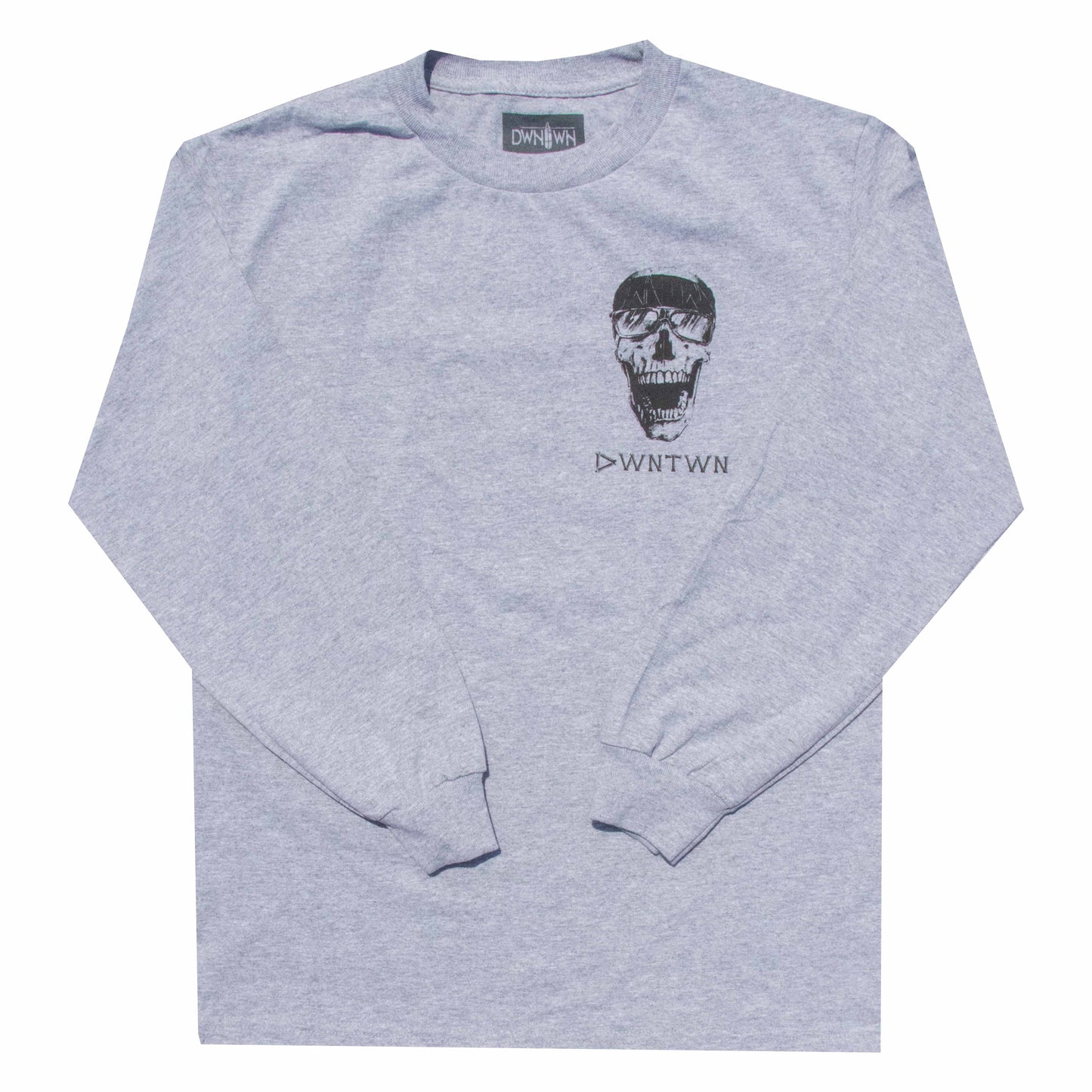 Skull Printed Long Sleeve Tee
