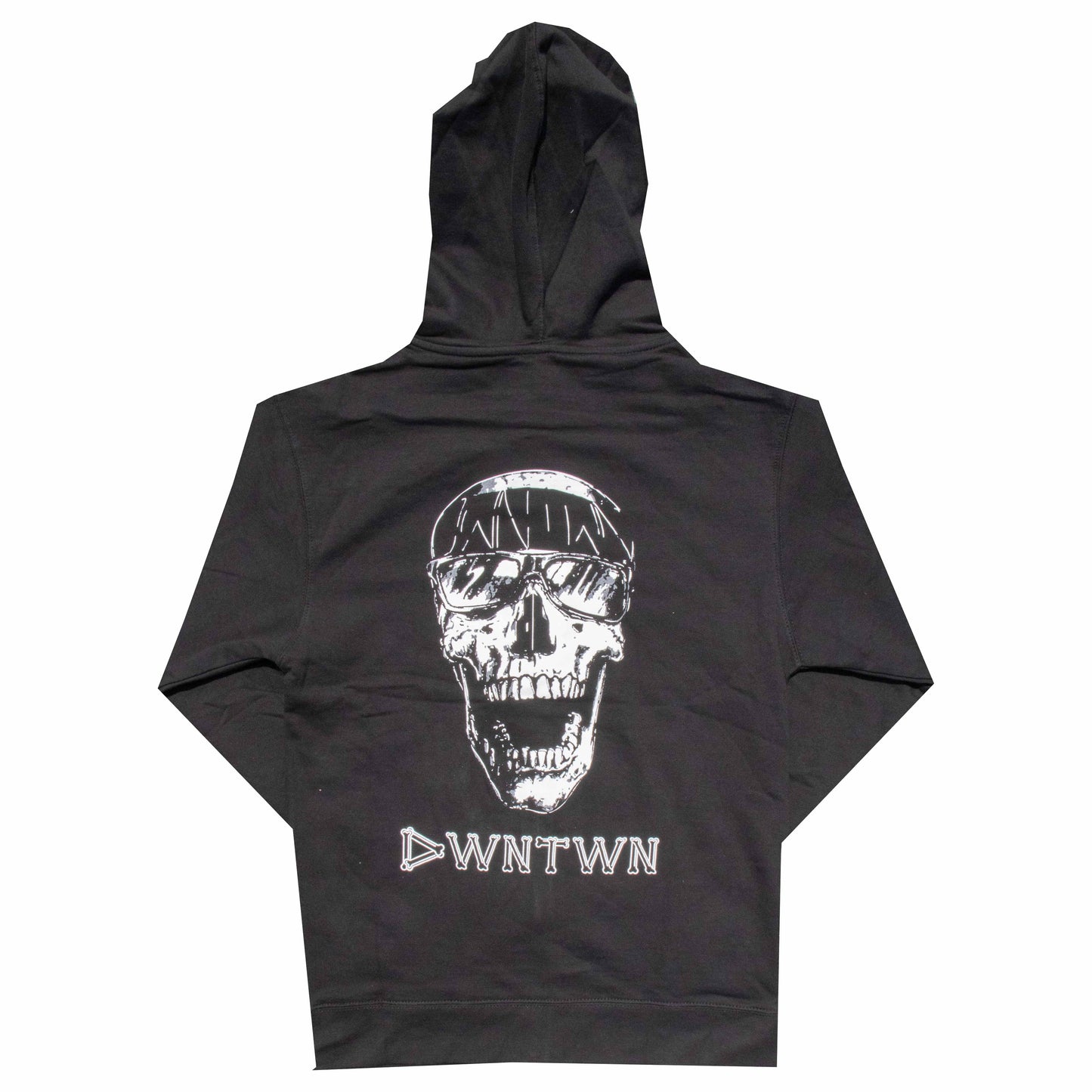 Skull Printed Zip Hoody
