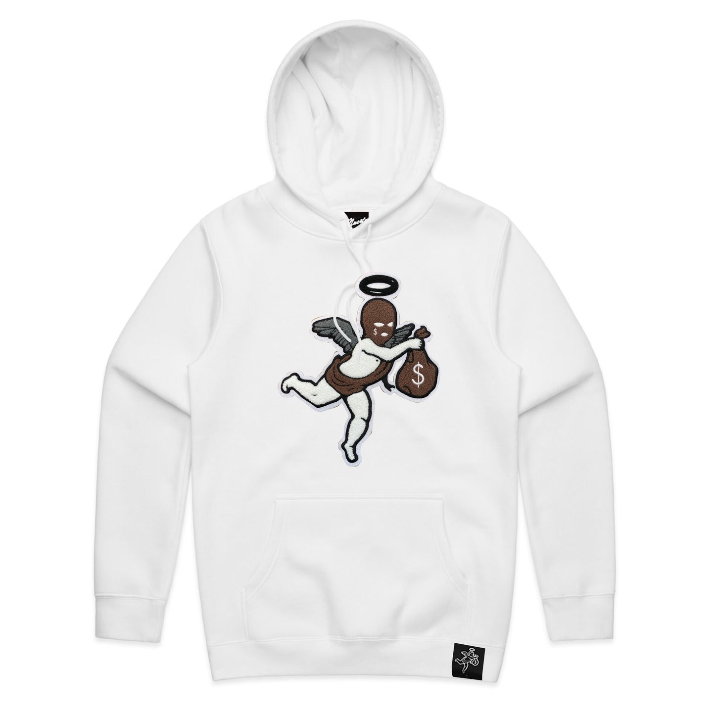 AJ1 DM SKI MASK ANGEL CHENILLE PATCH Hoodie HW