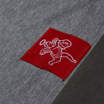 Pray The Real Rose - ULTRA HW Red Label Tee - Heather Grey