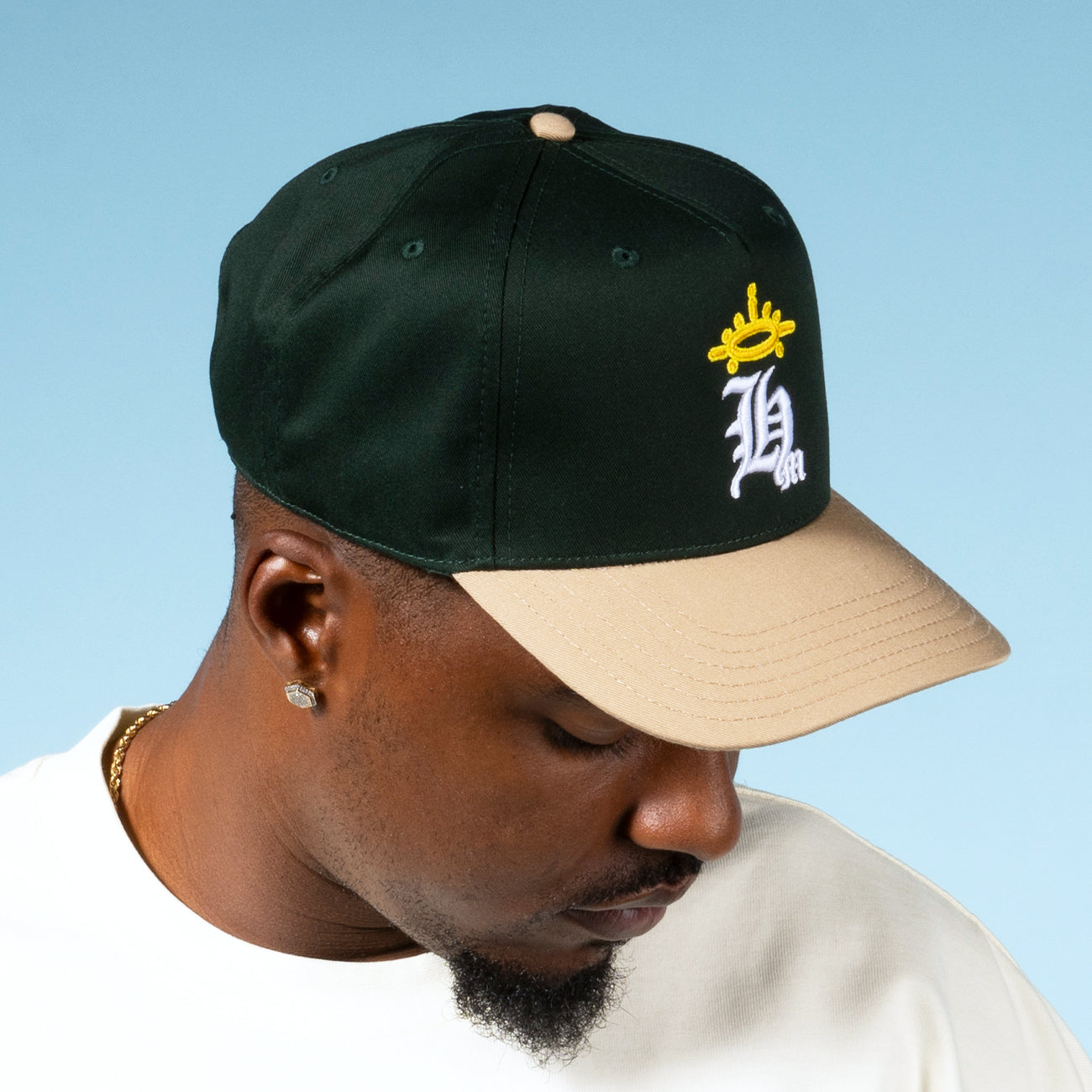 HM Halo OE Snapback - Green/Natural