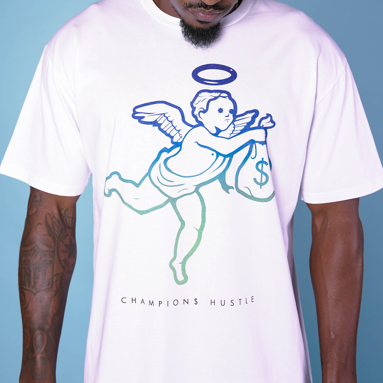 Champions Angel Gradient White