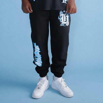 Blue Flame Sweatpants