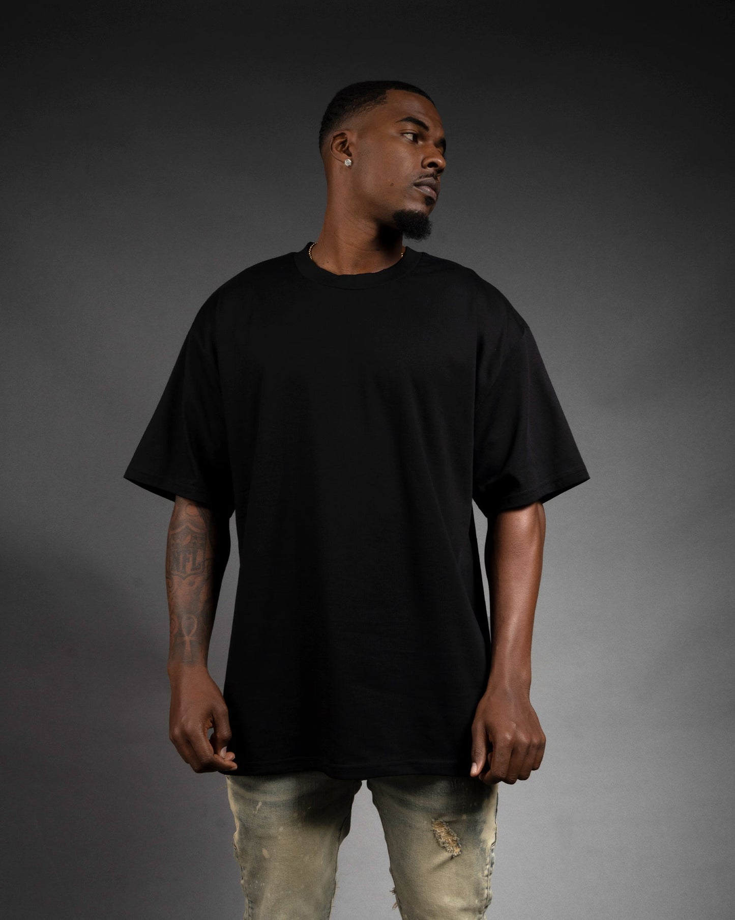 Black Heavyweight Tee - Basic