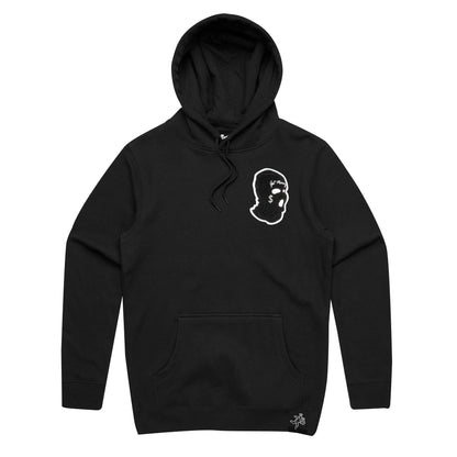 Ski Mask Chenille Patch Hoodie - HW