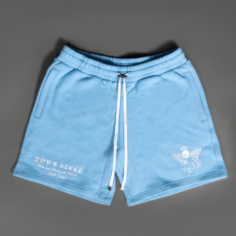 AJ1 UNC Don't Sleep Angel Shorts - Carolina Blue