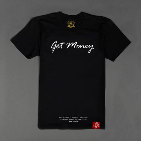 GM Money Printed - ULTRA HW Red Label Tee - Black