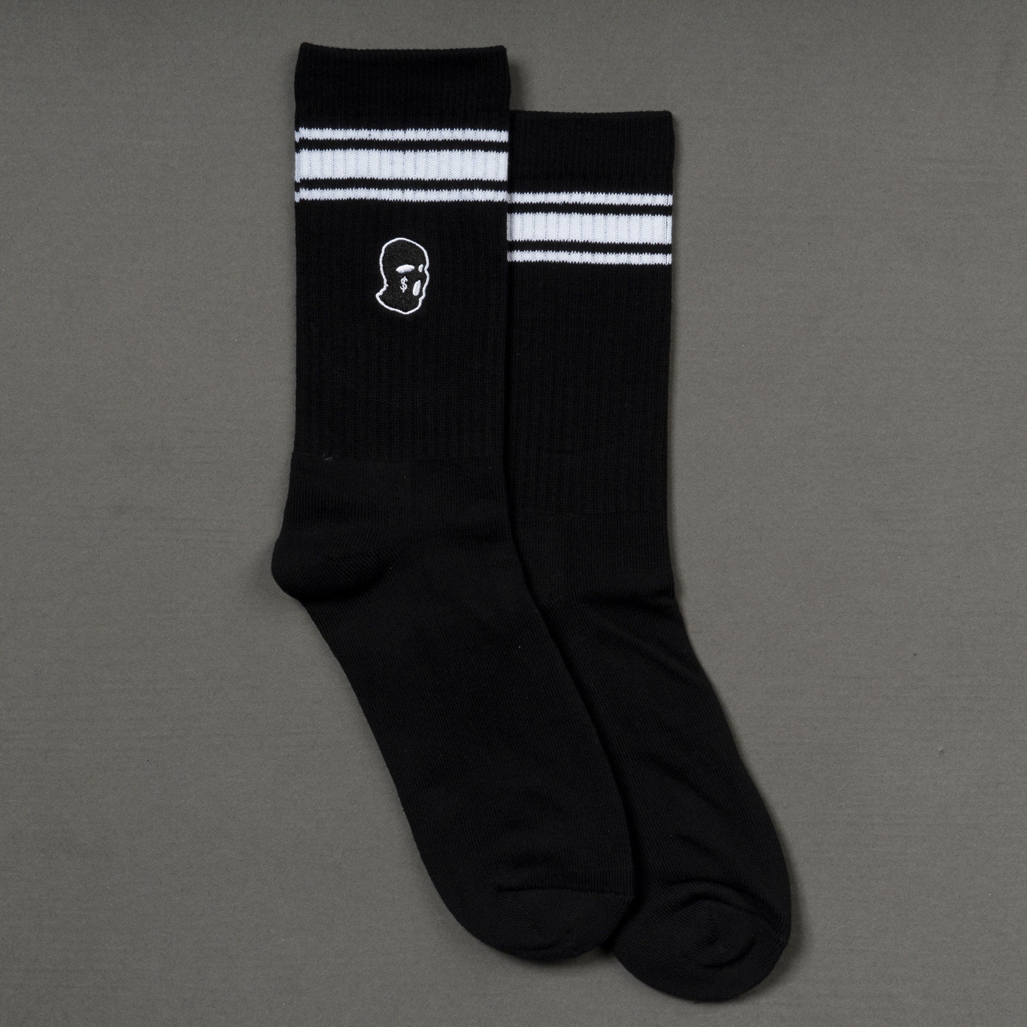 Ski Mask Socks - Black