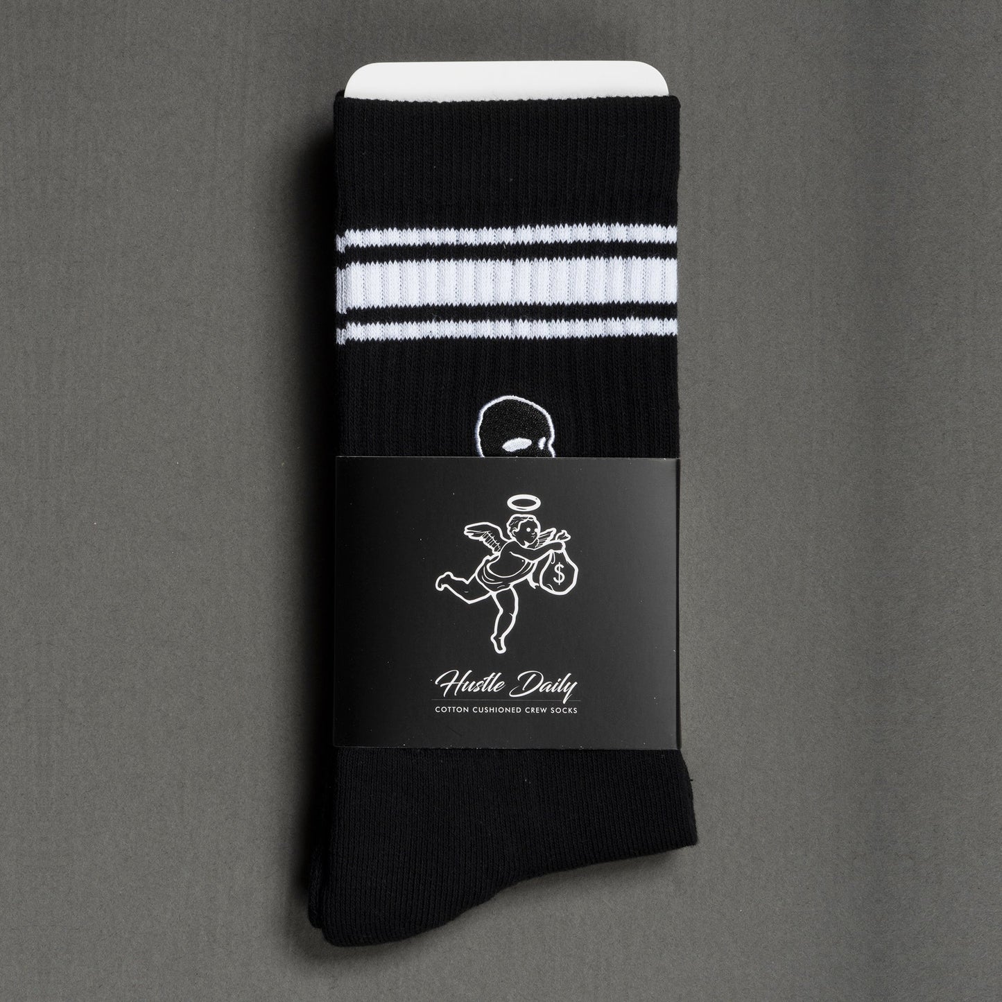 Ski Mask Socks - Black