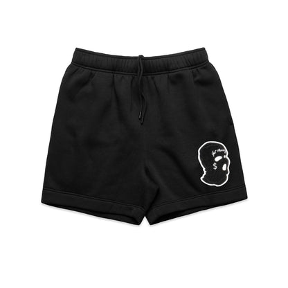 GET MONEY SKI MASK CHENILLE PATCH SHORTS