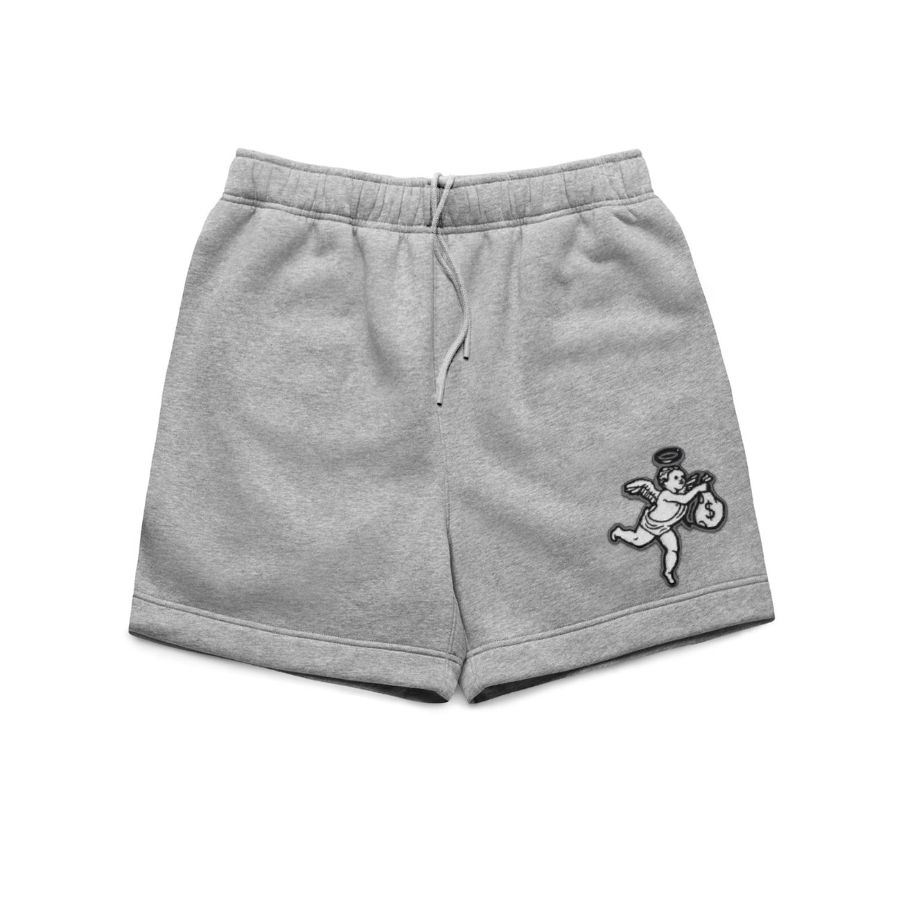 SMALL ANGEL CHENILLE PATCH SHORTS