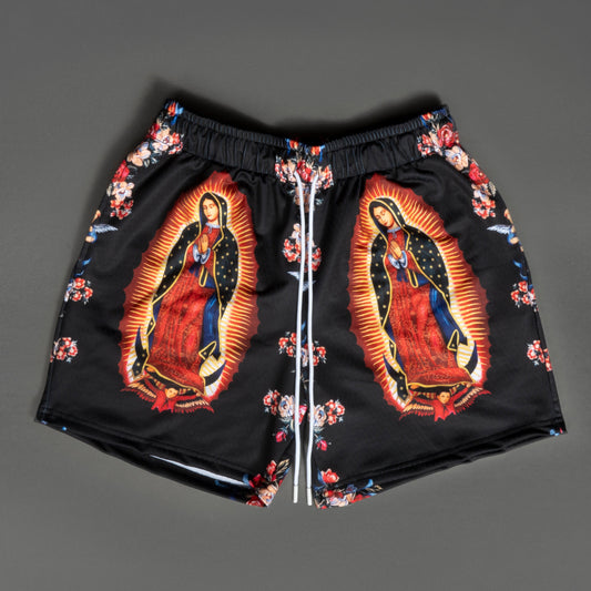 Virgen Mesh Shorts - Black