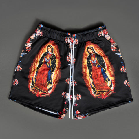 Virgen Mesh Shorts - Black