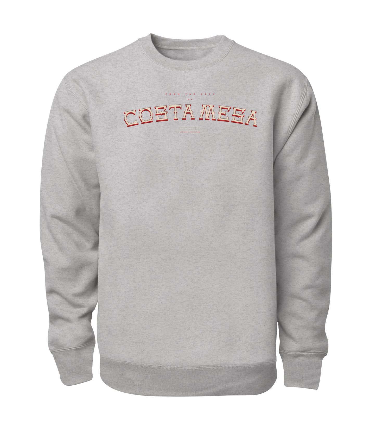 Costa Mesa Stacked Crewneck Sweatshirt