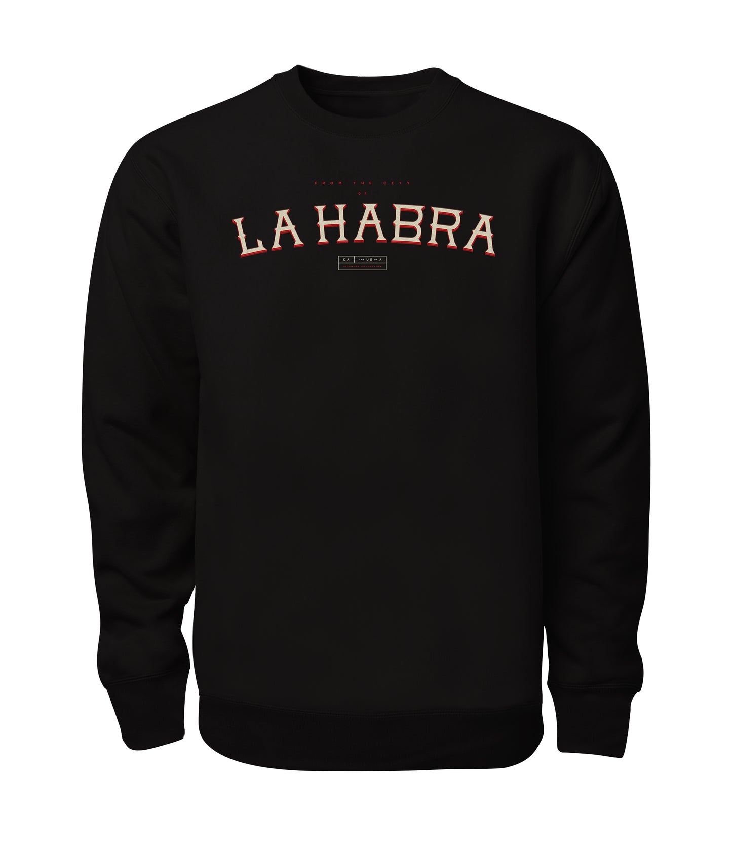 La Habra Stacked Crewneck Sweatshirt