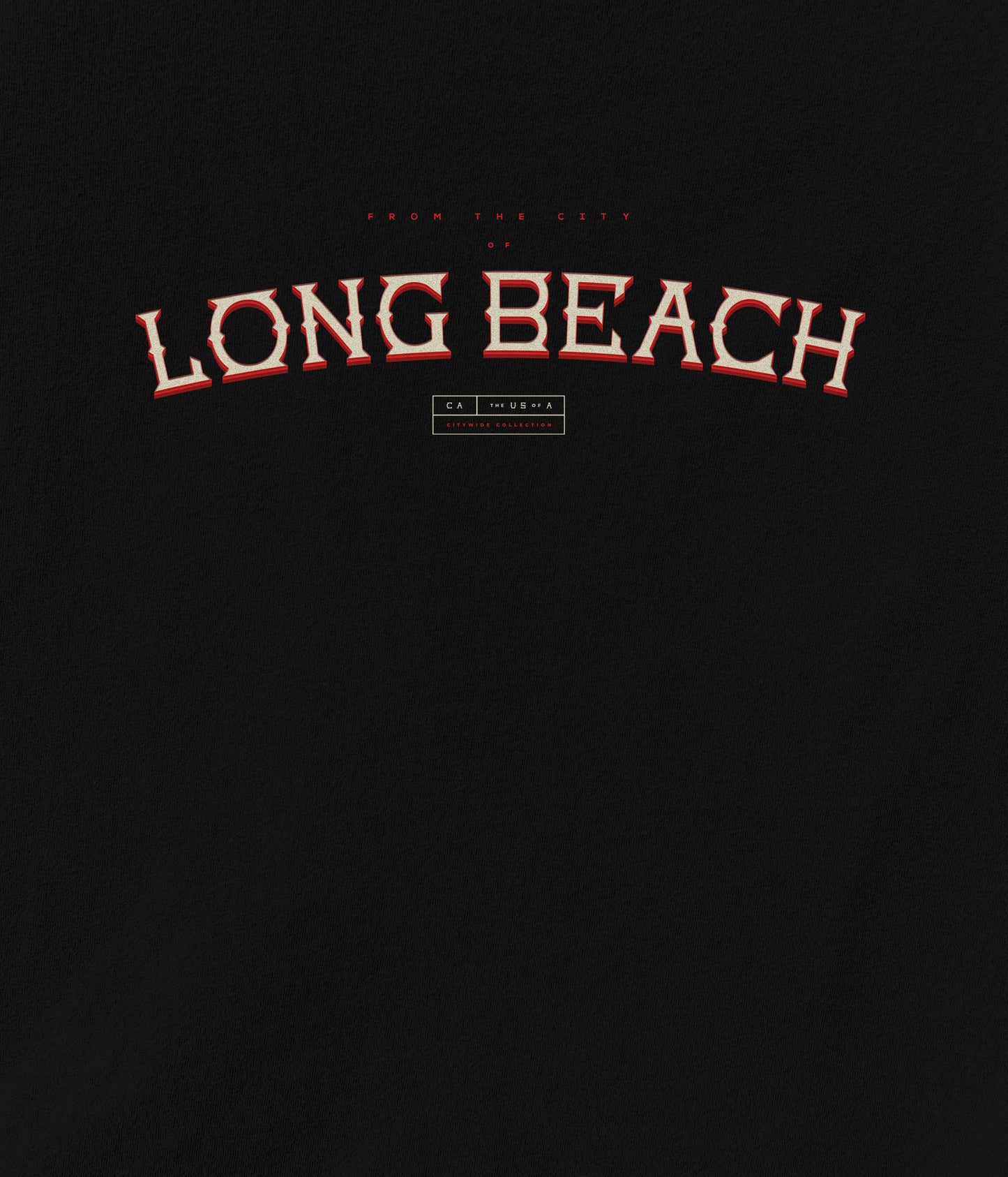 Long Beach Stacked Long Sleeve Tee