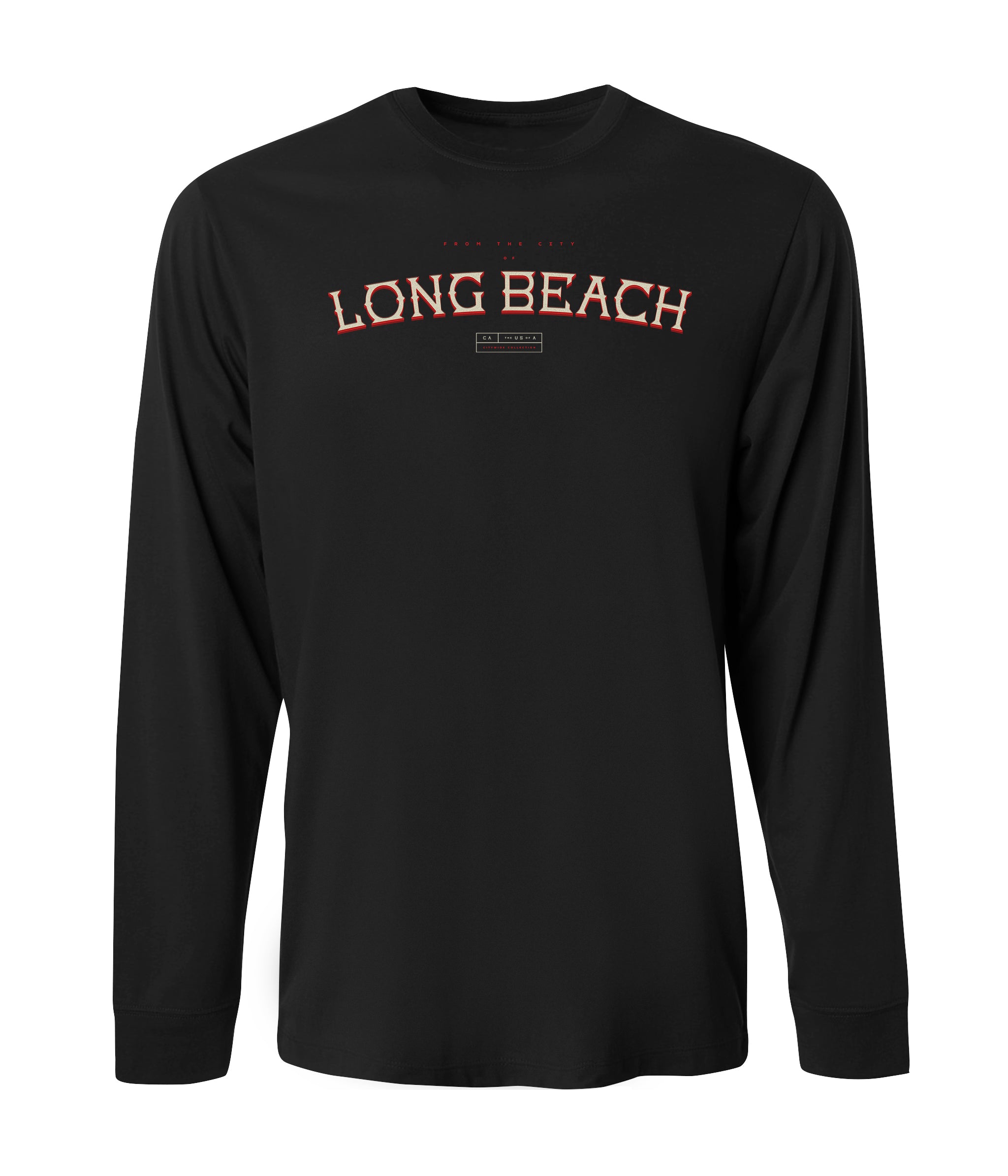 Long Beach Stacked Sleeve Tee