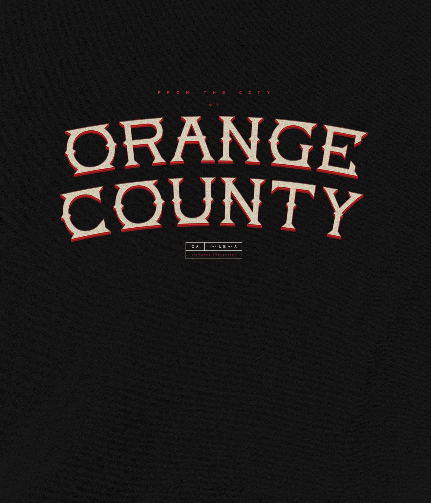 Orange County Stacked Crewneck Sweatshirt