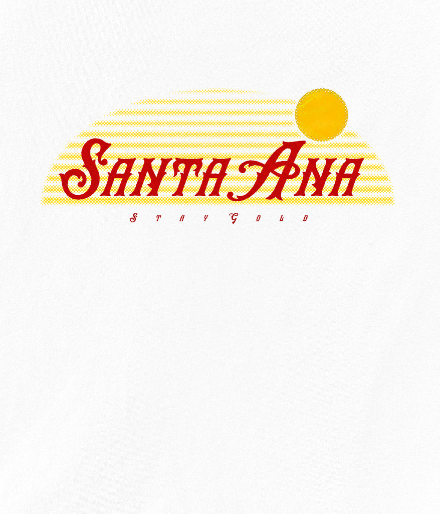 Santa Ana Stay Gold Long Sleeve Tee