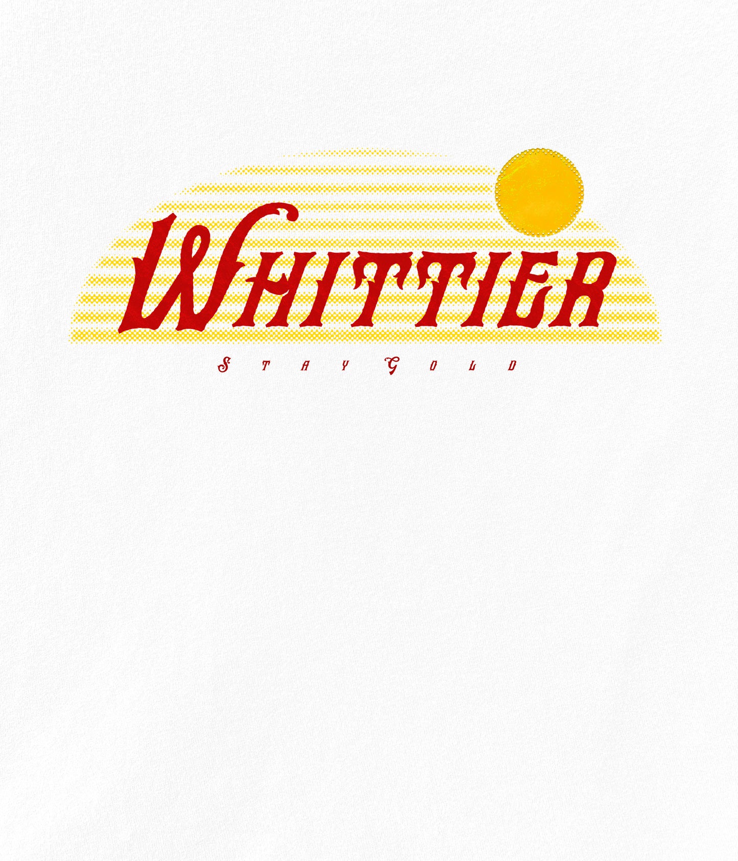 Whittier Stay Gold Long Sleeve Tee