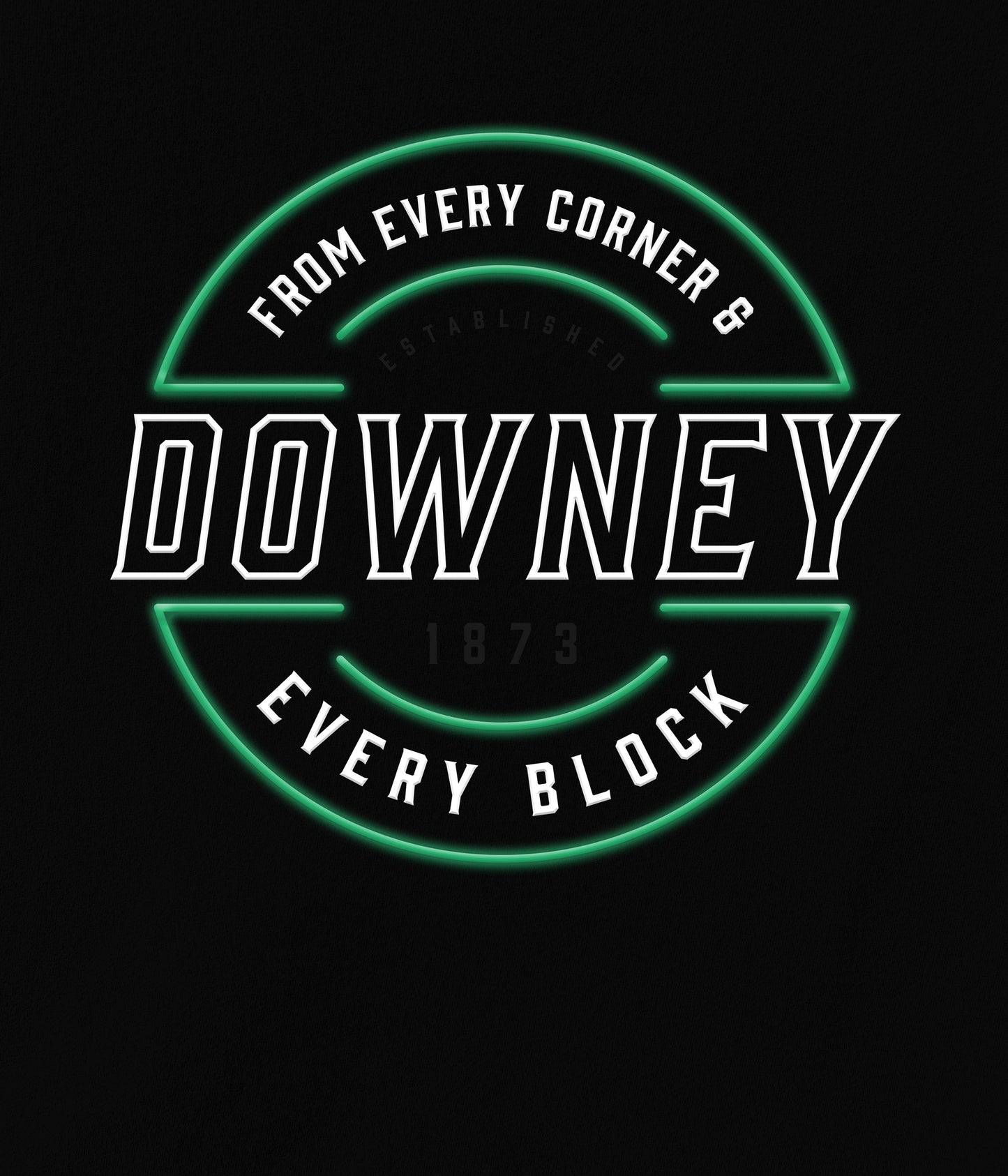 Downey Lit Up