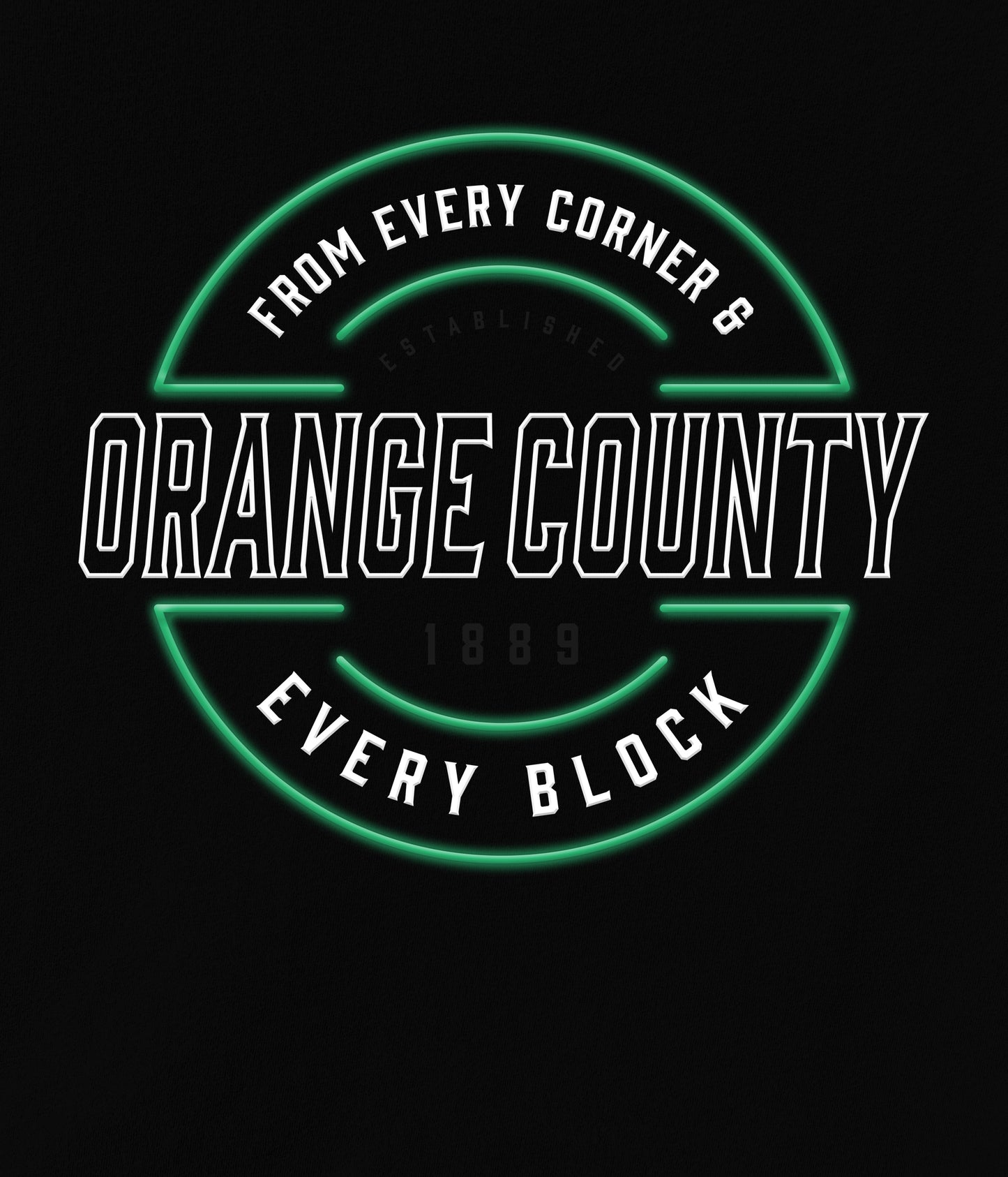 Orange County Lit Up Crewneck Sweatshirt