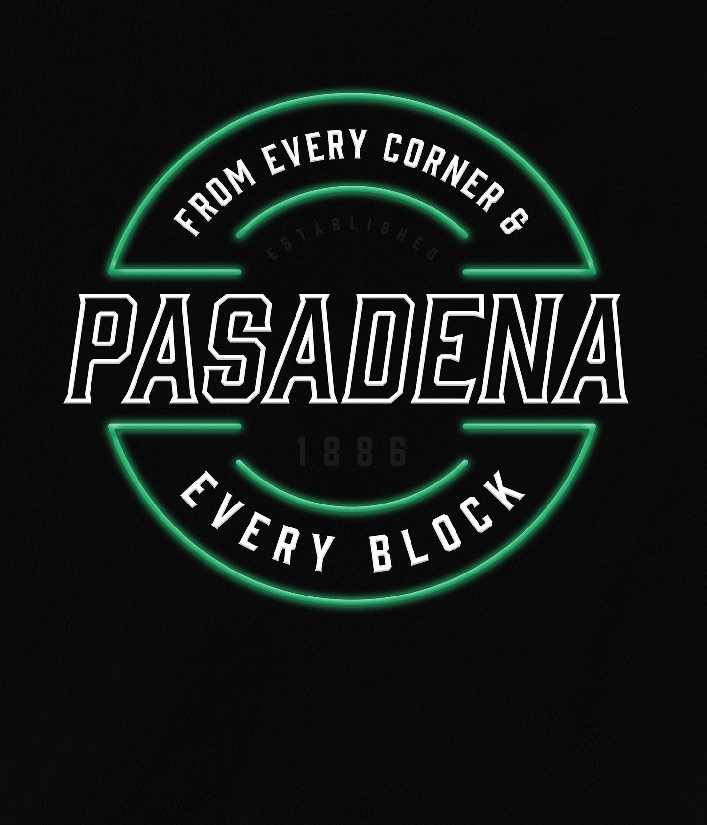 Pasadena Lit Up Crewneck Sweatshirt