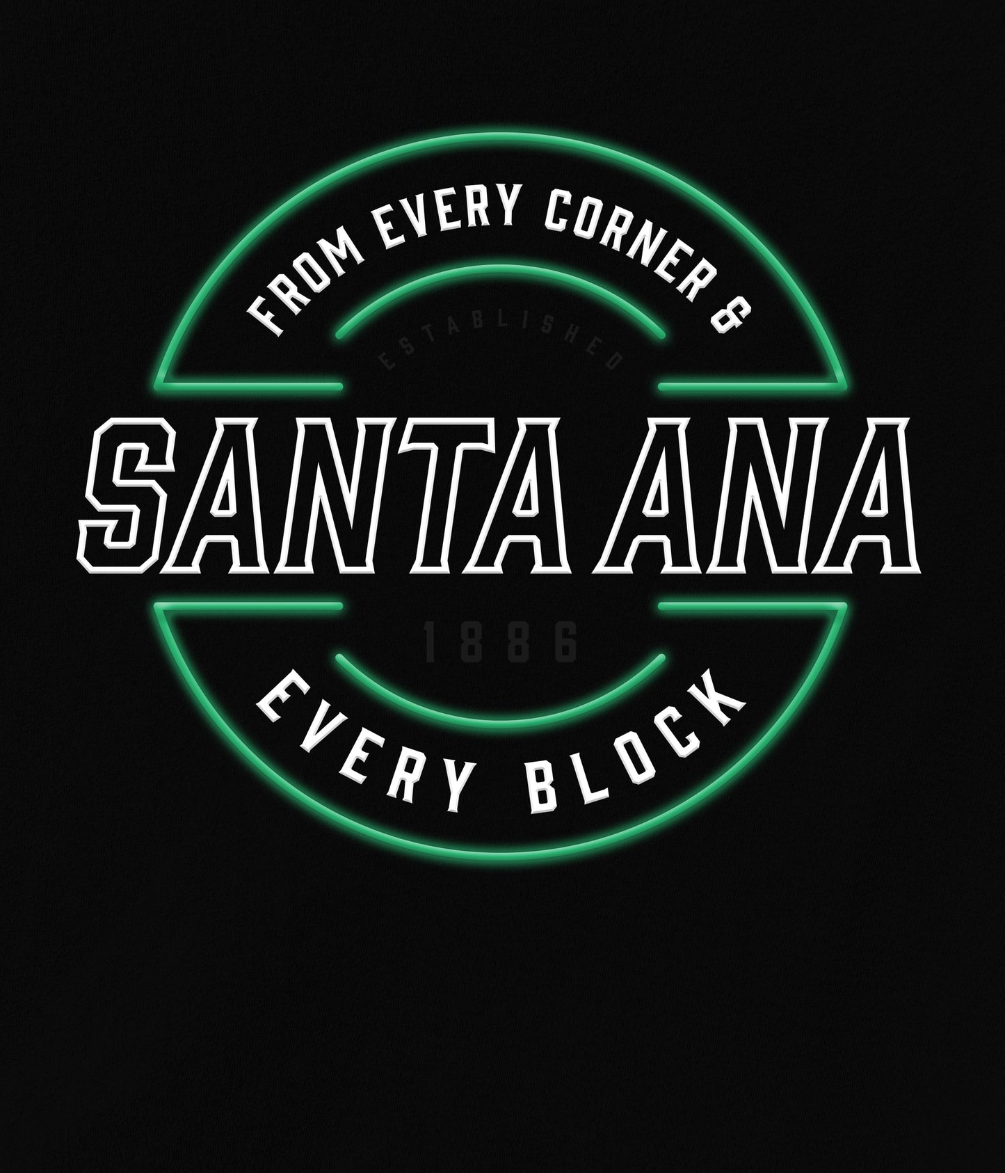 Santa Ana Lit Up Crewneck Sweatshirt