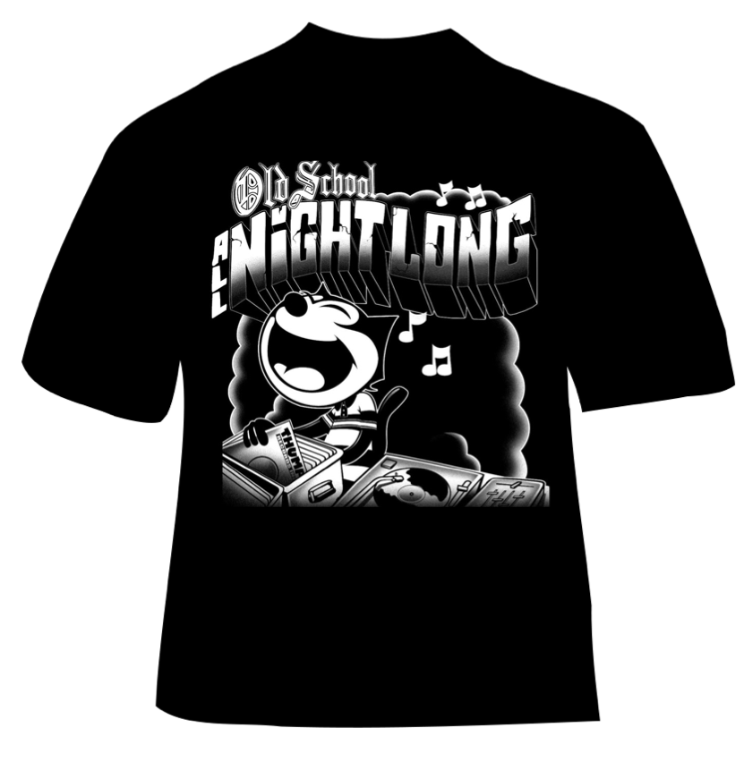 Old School All Night Long Tee