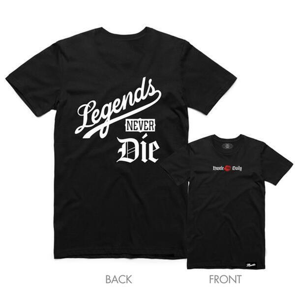 HD LEGENDS NEVER DIE Front/back Big and Tall
