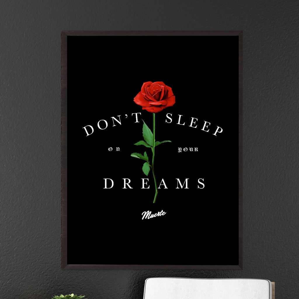Don't Sleep On Your Dreams Canvas