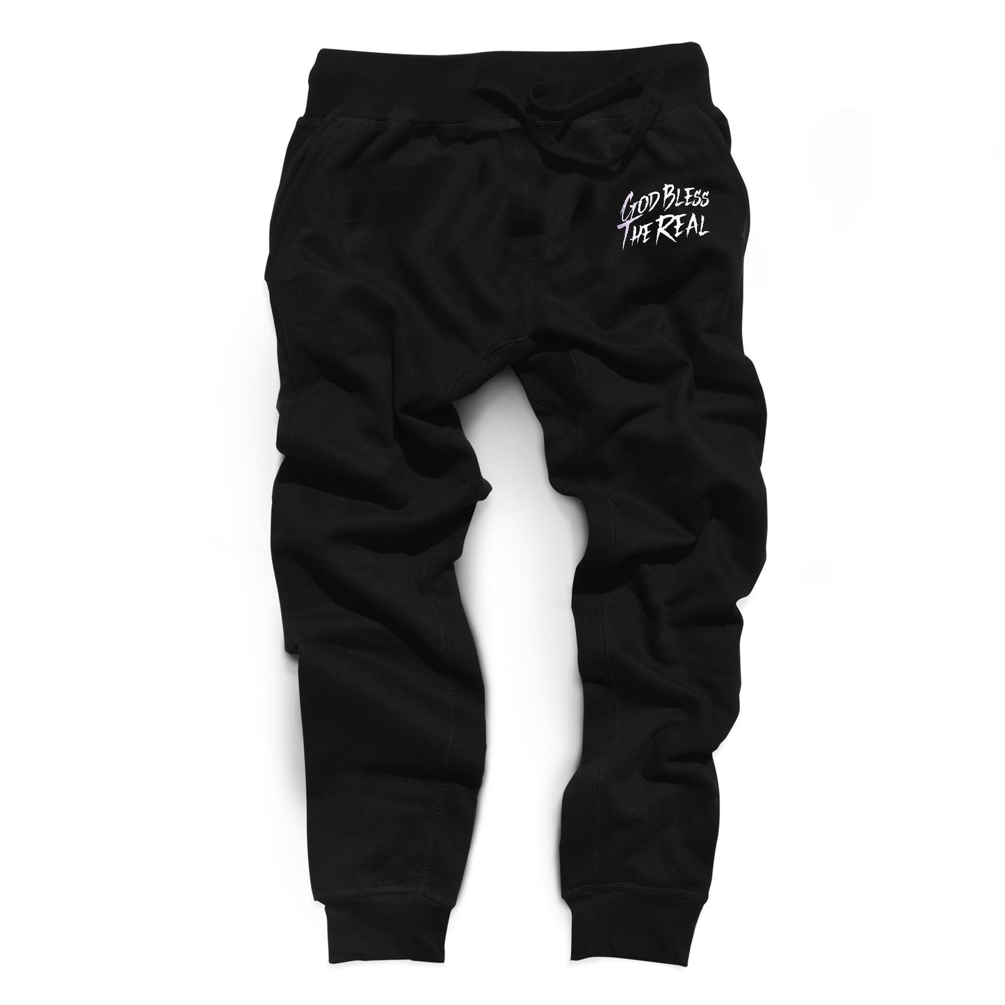 God Bless The Real - Joggers BLACK