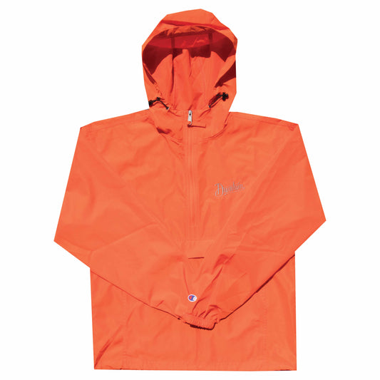 Handwritten Half Zip Windbreaker