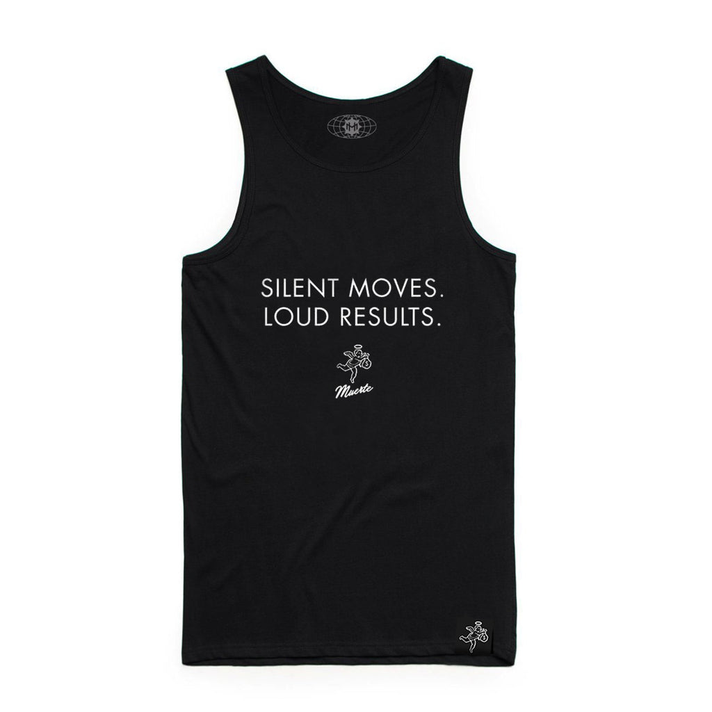 QT Silent Moves Loud Results tank top