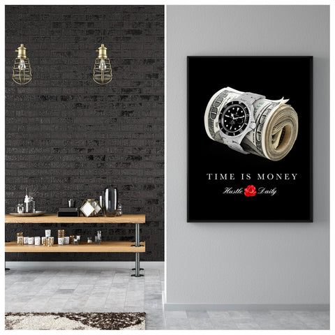 Time Is Money Canvas